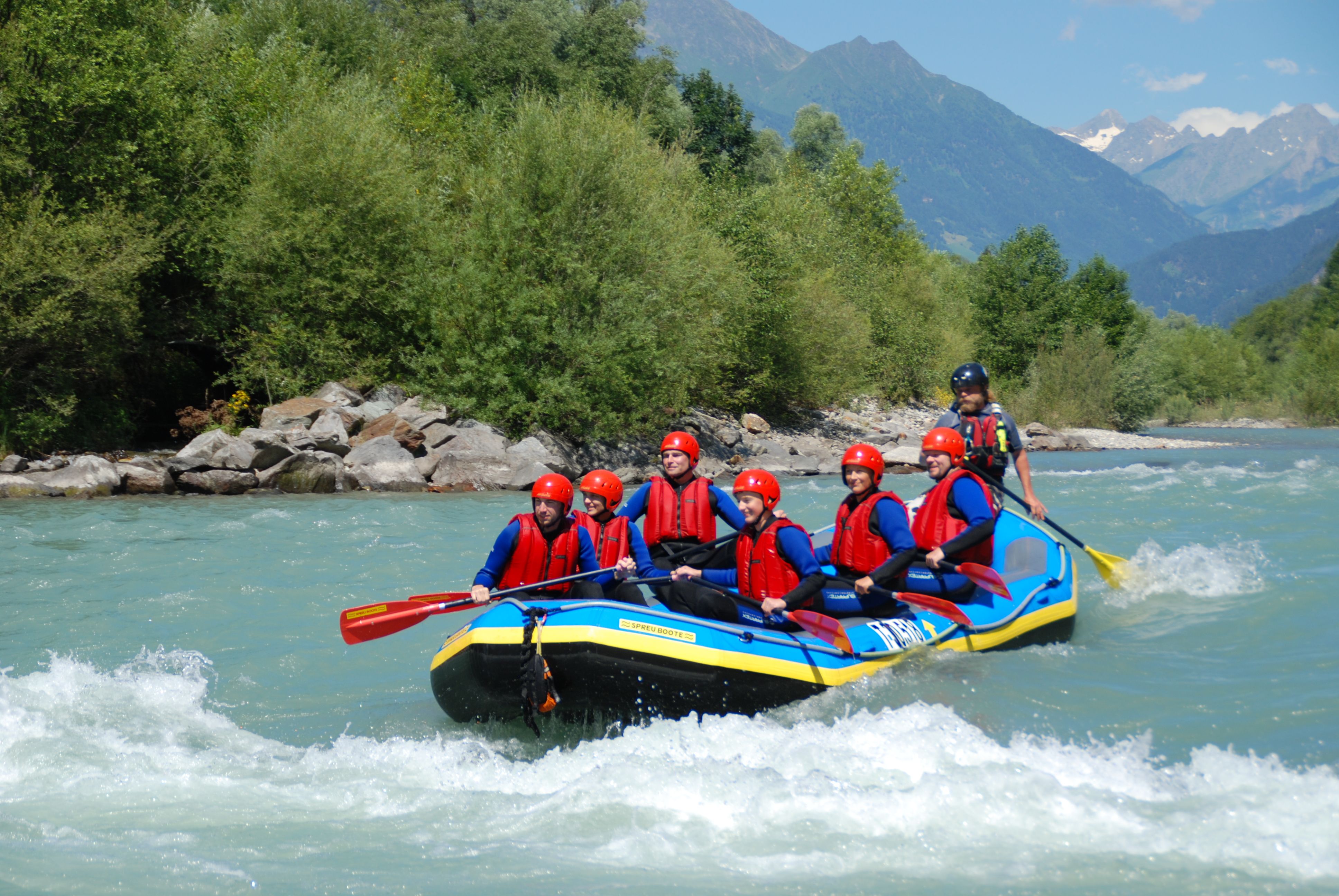 Rafting auf der Isel 