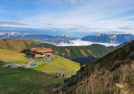 Spieljoch Bergstation für Digital Detox mit Aussicht © Convention Bureau Tirol